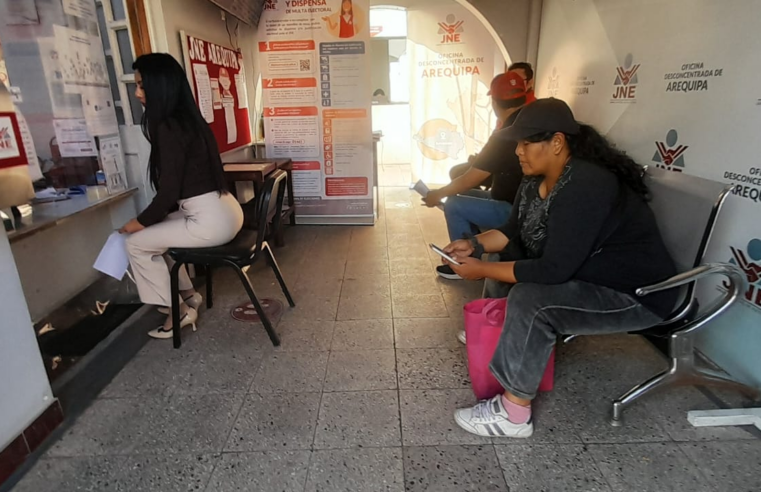 Arequipa acelera trámites electorales a horas del cierre de inscripción de candidatos