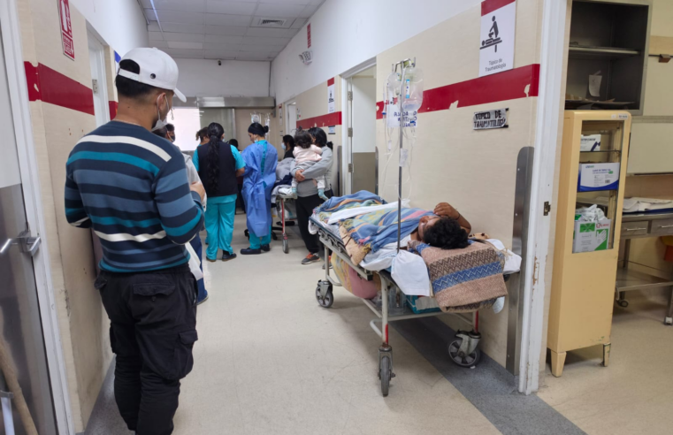 Suben infecciones respiratorias en hospital Honorio Delgado