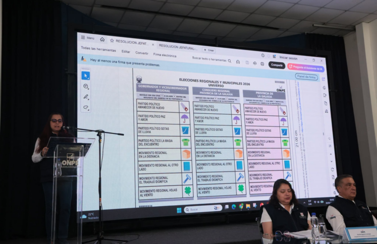 ONPE presenta diseños de cédulas para Elecciones Regionales y Municipales