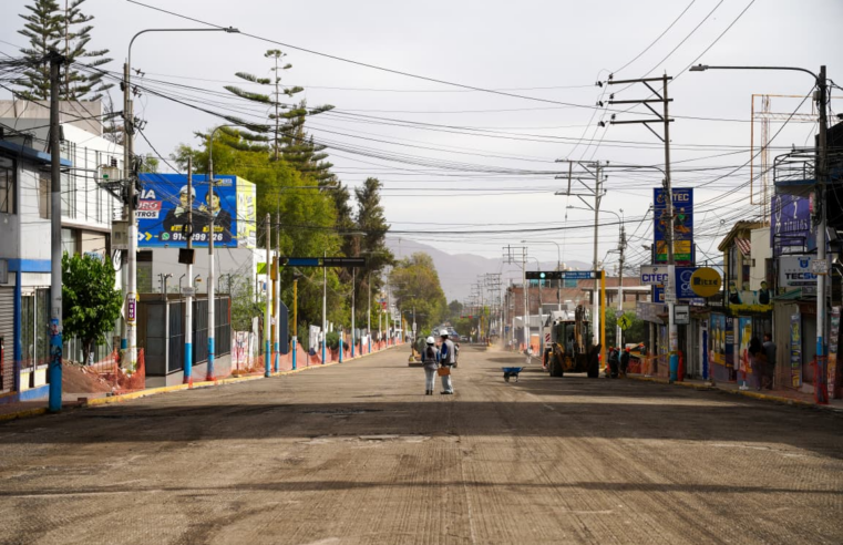 Av. Independencia será reabierta al tránsito vehicular el próximo lunes