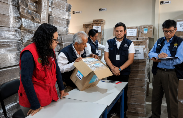 ODPES verifican material electoral para segunda vuelta