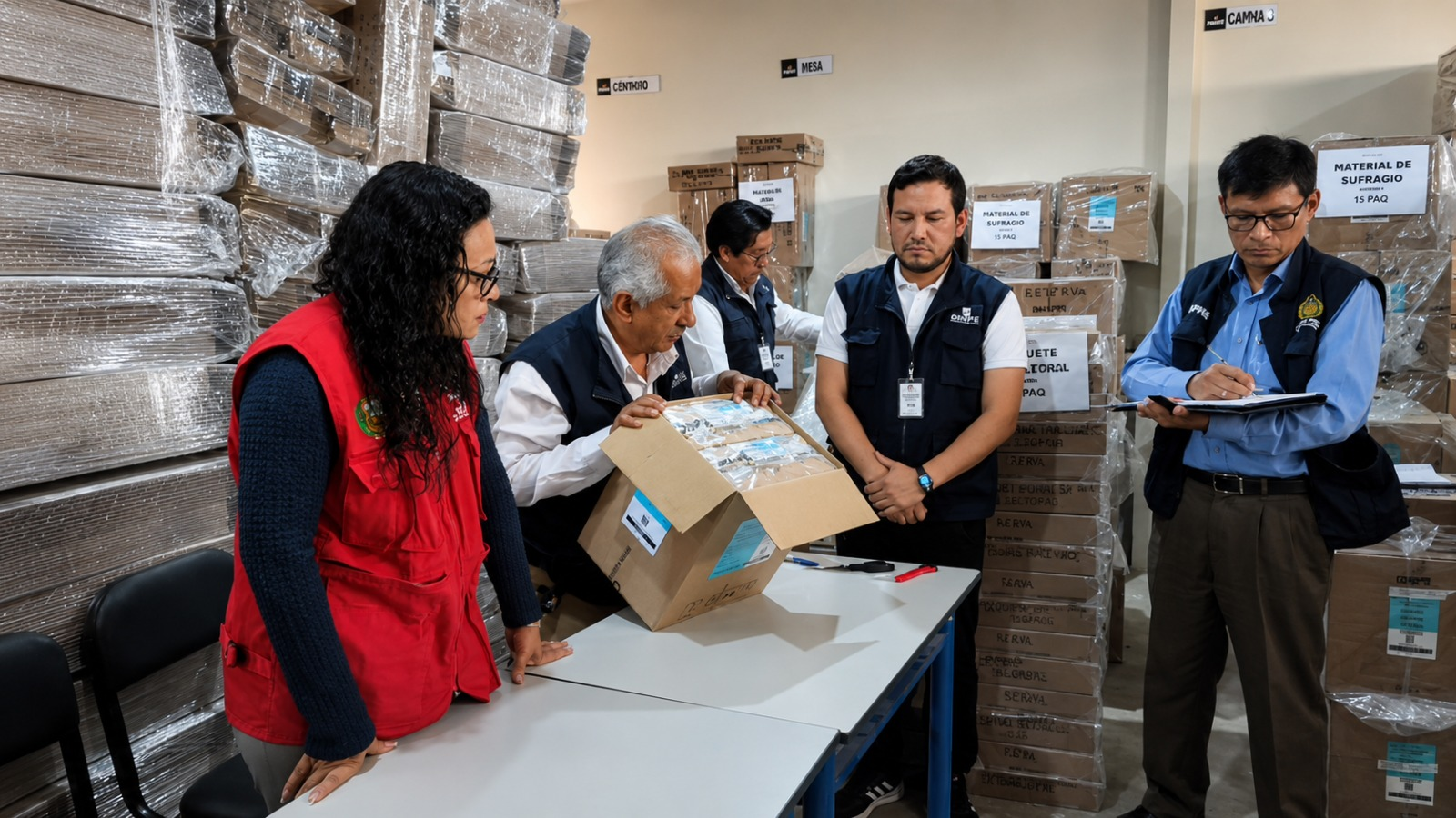 ODPES verifican material electoral para segunda vuelta