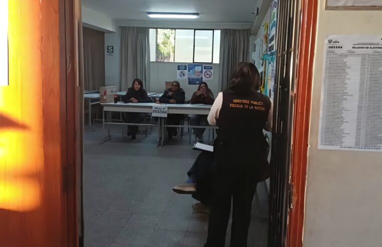 Fiscalía descarta de momento cédulas premarcadas en Arequipa, pero hay un detenido por sustraer 261 votos
