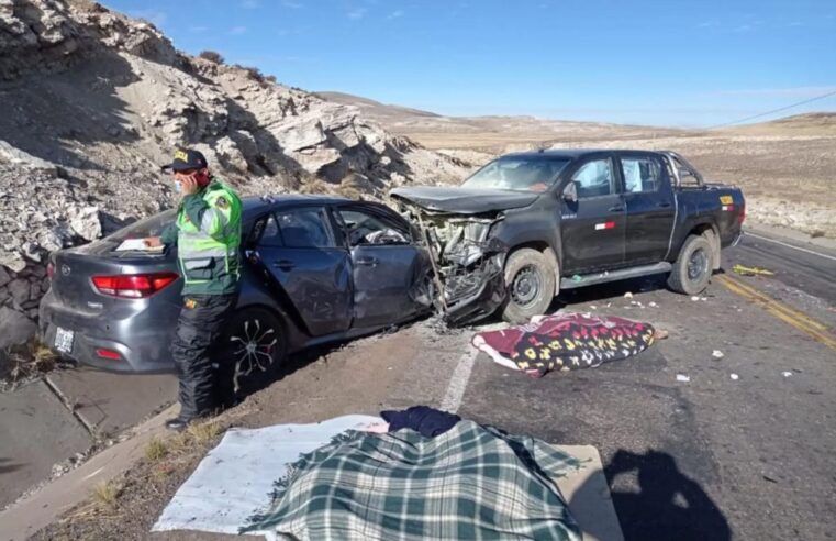 SINADEF reporta 72 muertos por accidentes en Arequipa