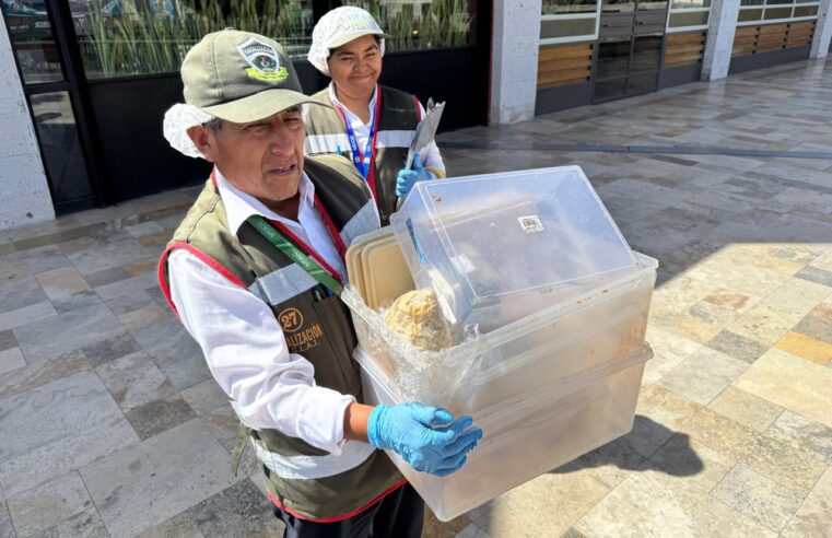 Hallan alimentos sin rotular en restaurantes de Arequipa Center