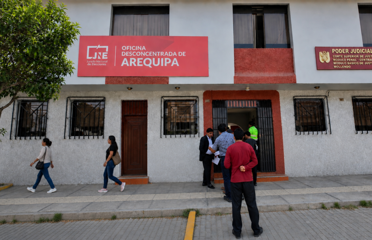 Son 116 candidatos en Arequipa que reportan sentencias
