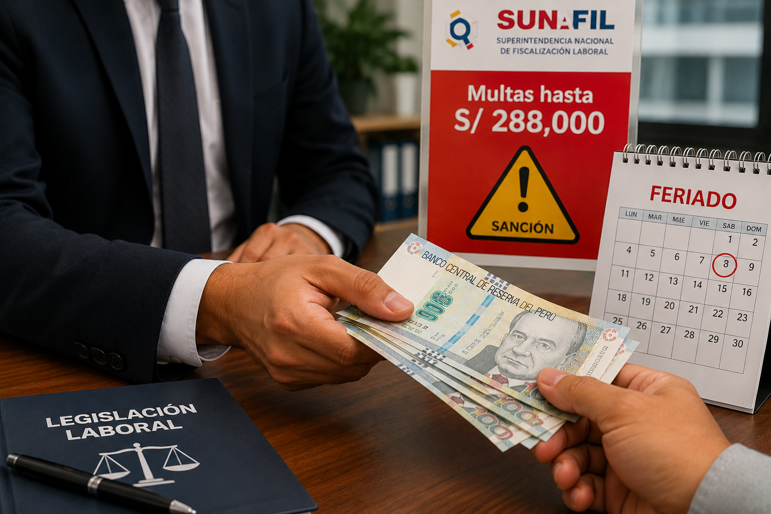 Multas de S/ 288 mil a empresas por incumplir pago por feriados