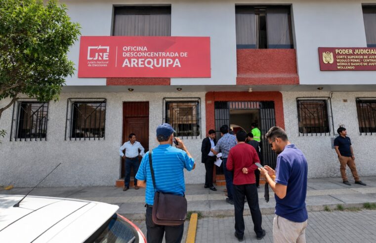 Denuncian inscripción irregular en listas electorales de Arequipa