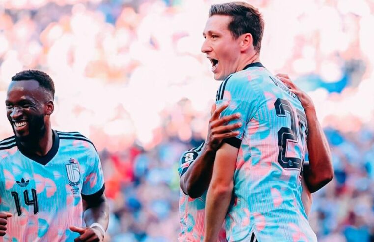 Bélgica aplastó a USA en partido con polémica previa