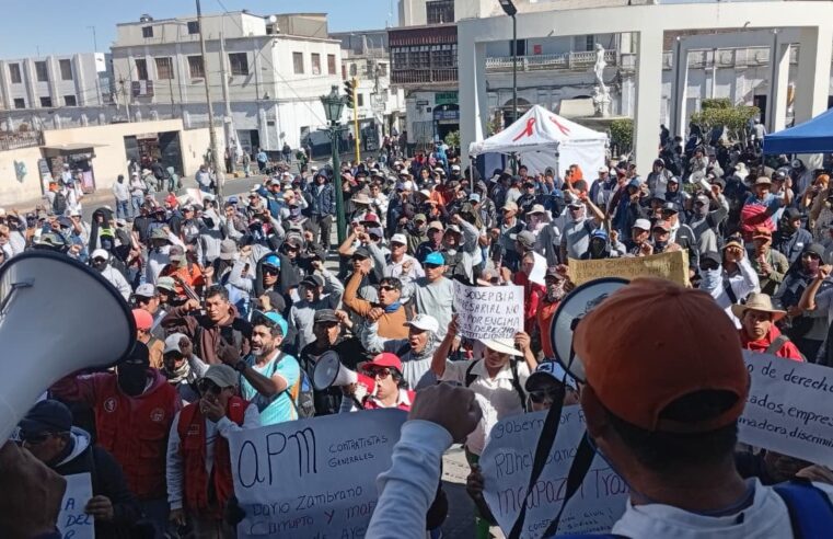 Construcción Civil evalúa paralizar obras en el sur del Perú