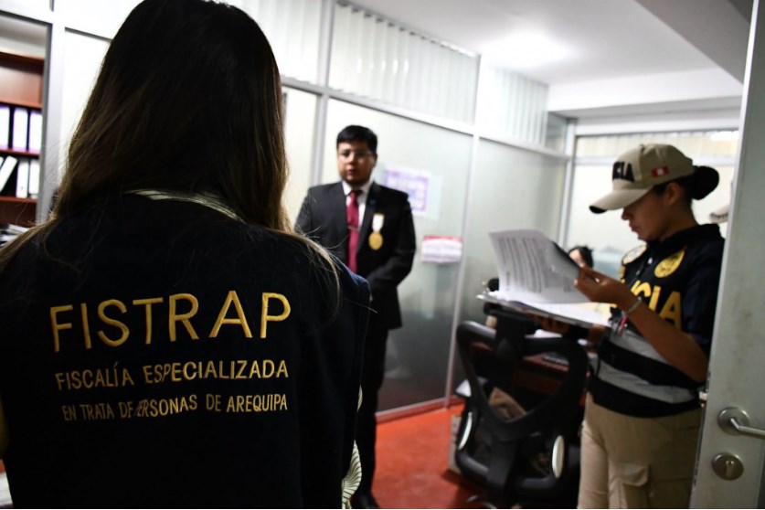 Arequipa lideró en condenas por trata de personas durante 2025