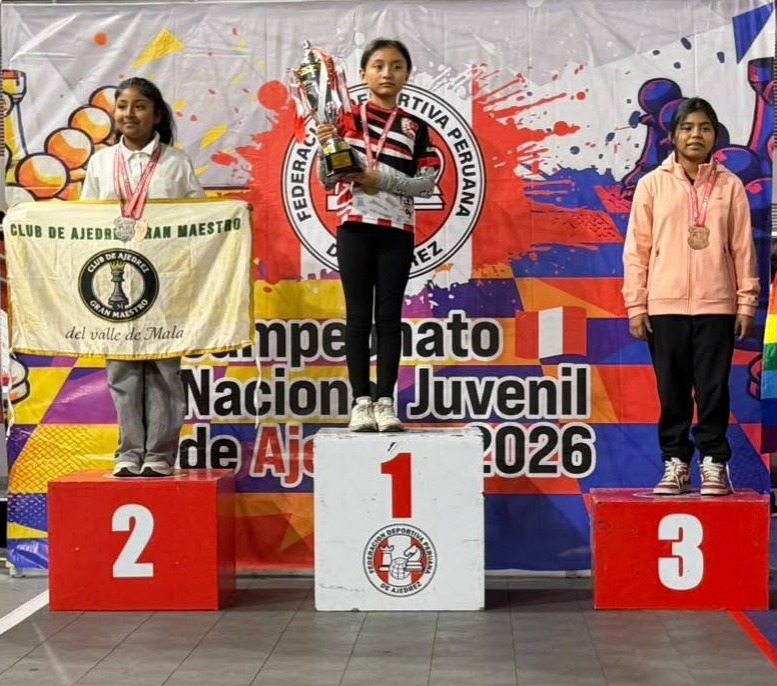 Hermanas arequipeñas conquistan cinco medallas en el Nacional Juvenil de Ajedrez