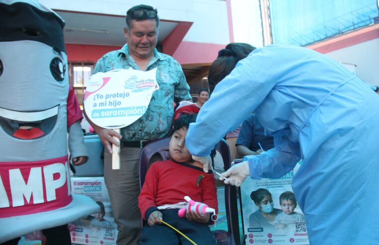 Reportan 61 casos de sarampión y casi la mitad son escolares