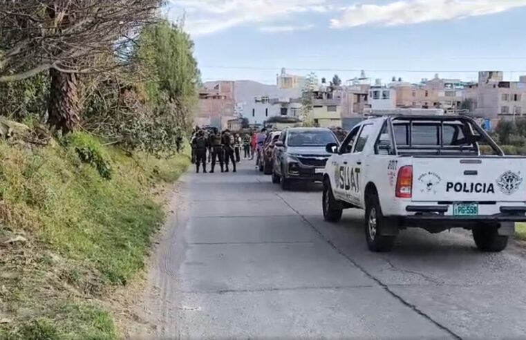 Recuperan armas robadas a policías durante operativo en distrito de Hunter