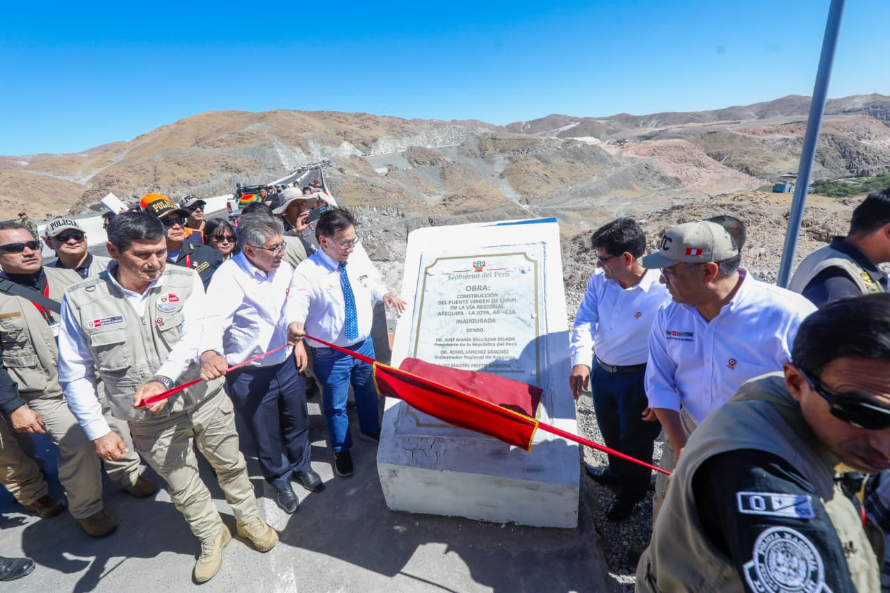 Puente Arequipa–La Joya: inauguración apresurada deja una obra aún incompleta