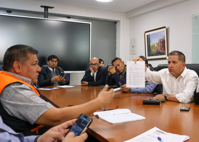 MPA coordina acciones para reducir riesgos por lluvias en la torrentera El Chullo