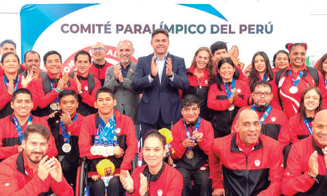 IPD reconoció a los medallistas de los Juegos Parasuramericanos