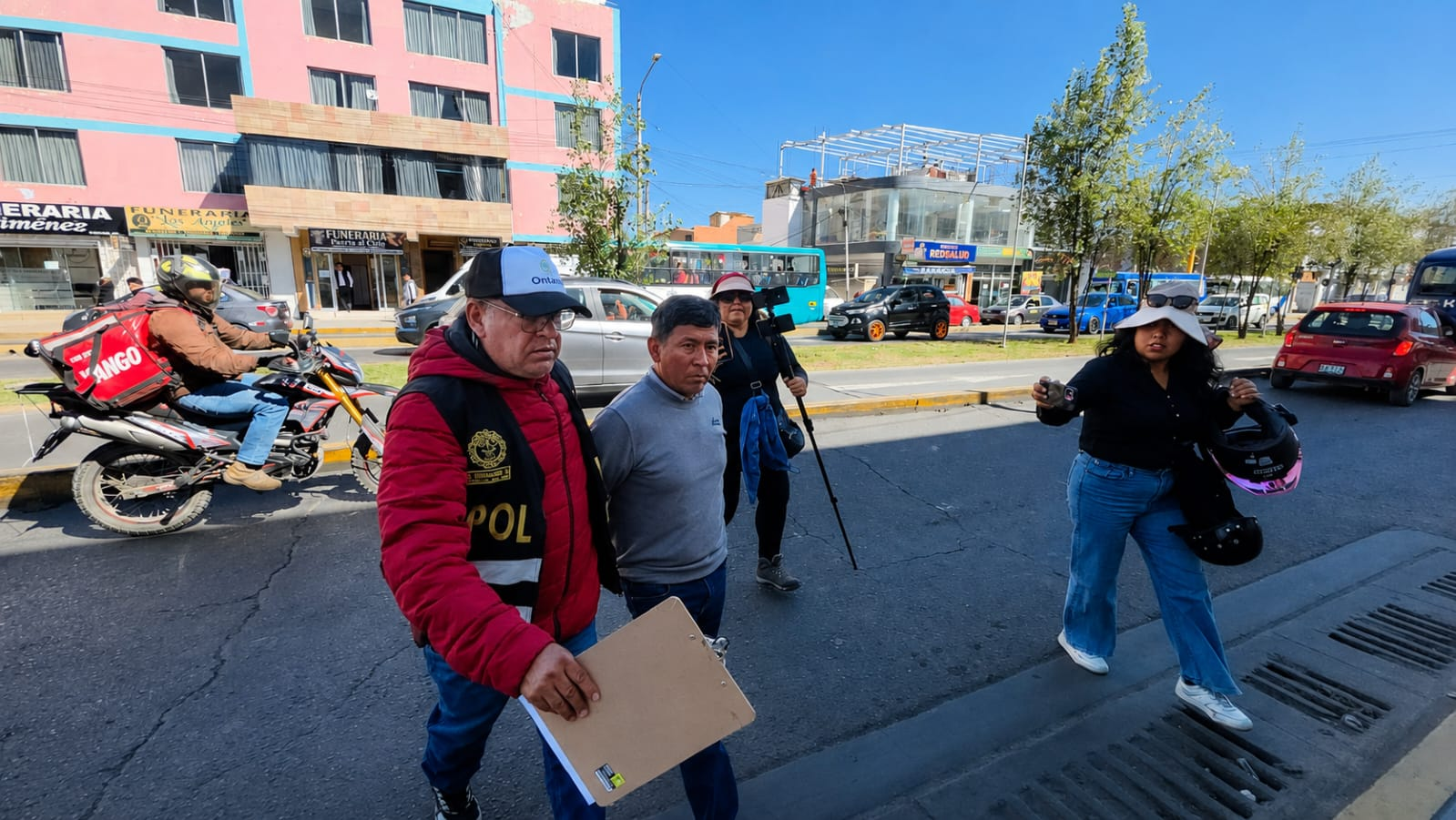 Detienen a dirigentes de Construcción Civil por presunta extorsión
