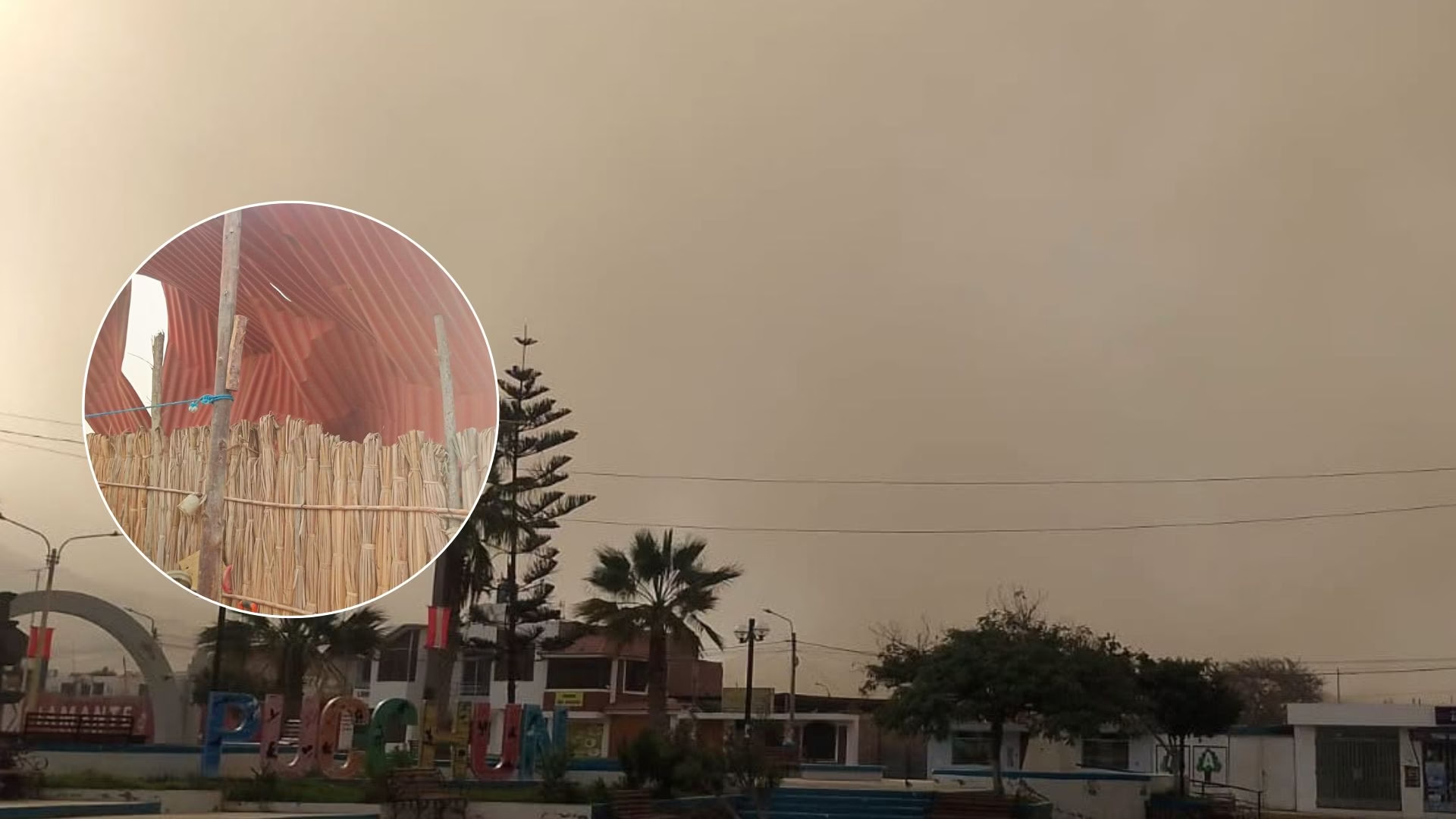 Persisten fuertes vientos dañan viviendas en tres distritos de Camaná