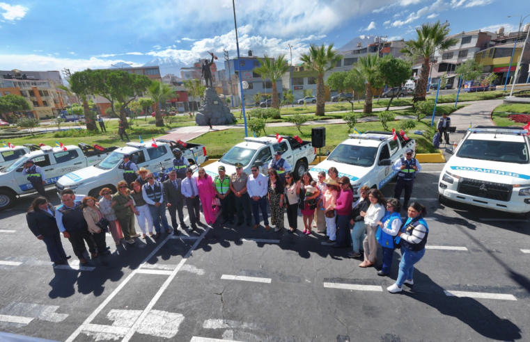 Bustamante fortalece seguridad ciudadana con flota de patrullaje y nueva tecnología