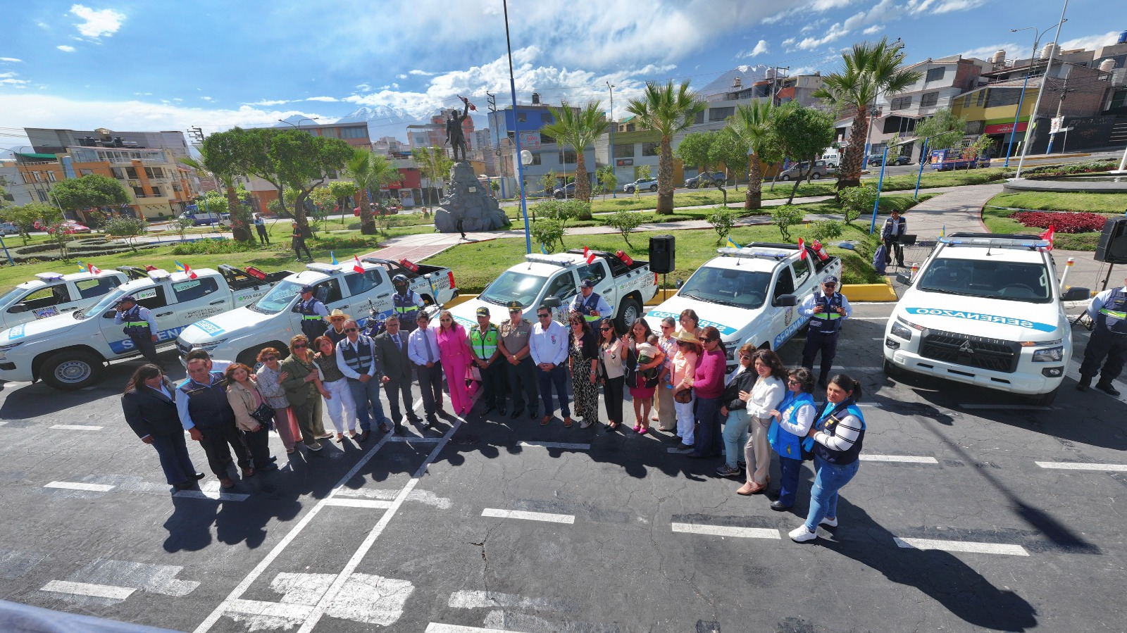 Bustamante fortalece seguridad ciudadana con flota de patrullaje y nueva tecnología