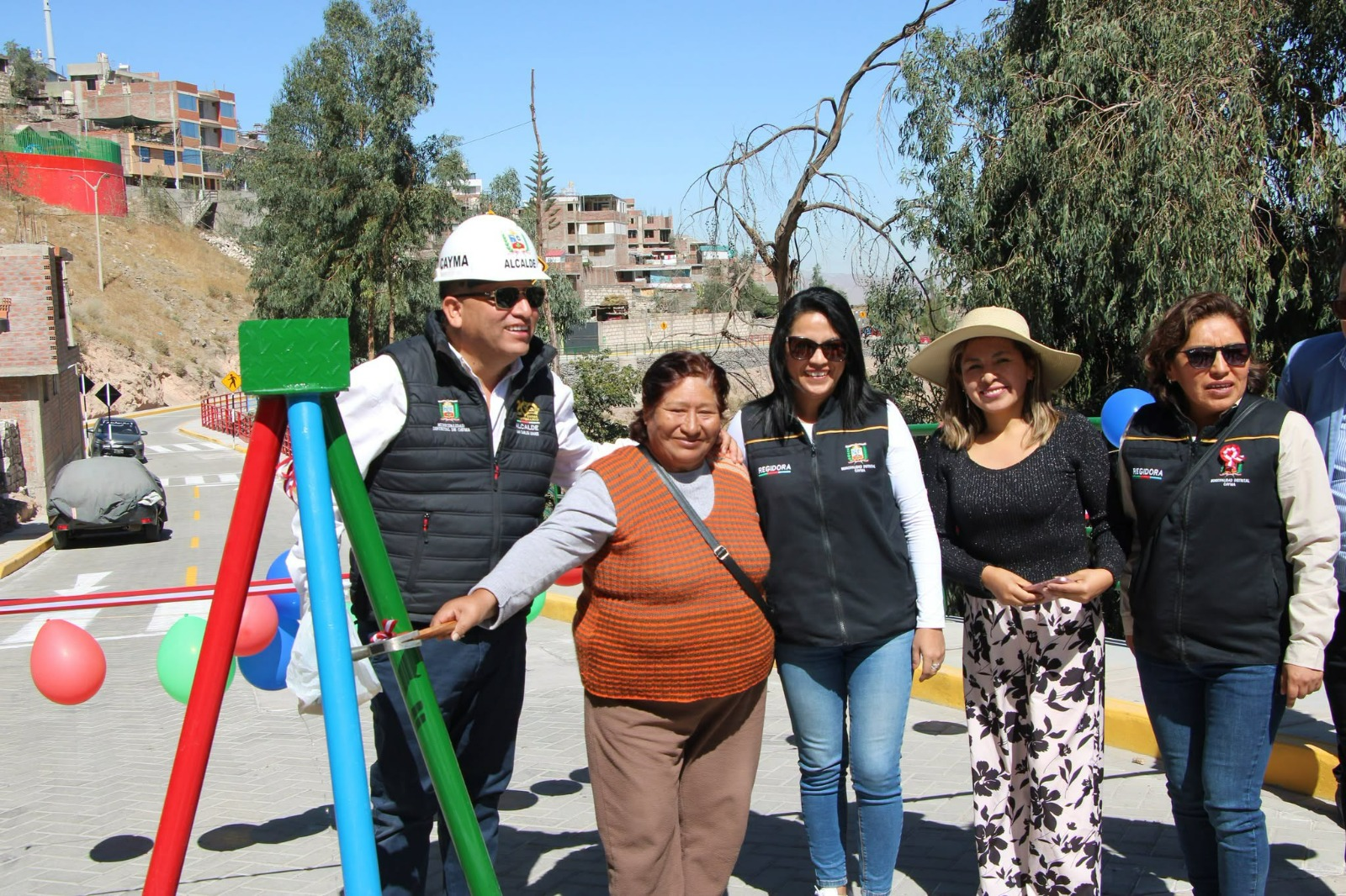 Cayma inaugura tercera etapa de obra de transitabilidad en Juan Velasco Alvarado