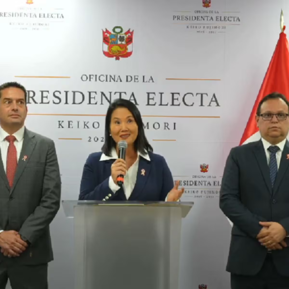 Fujimori: “Hoy comienza una nueva etapa para el Perú”
