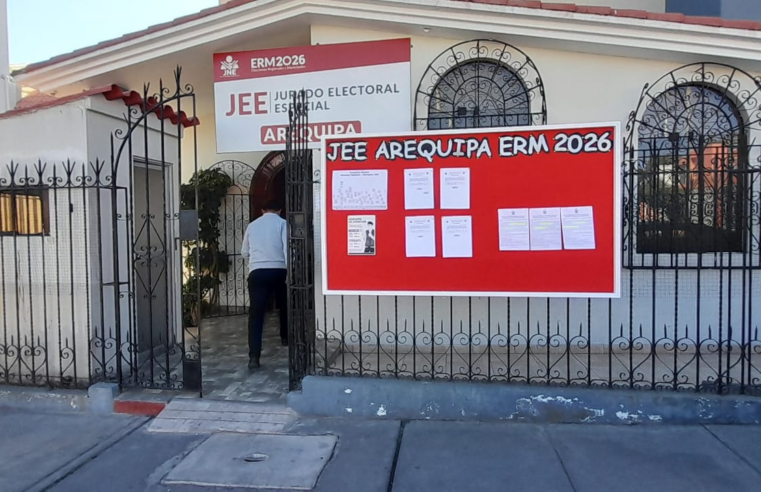 Son 18 apelaciones que buscan salvar listas en Arequipa