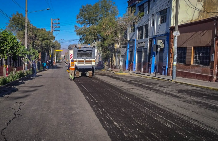 MPA inicia fresado de la avenida Goyeneche para renovar el pavimento