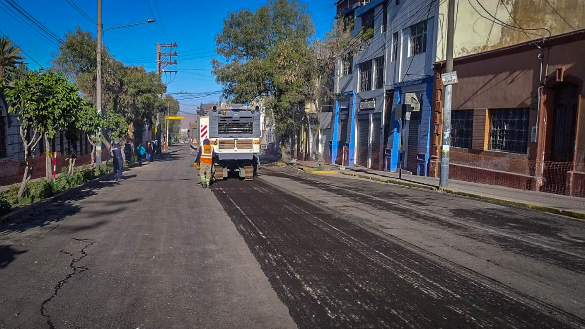 MPA inicia fresado de la avenida Goyeneche para renovar el pavimento