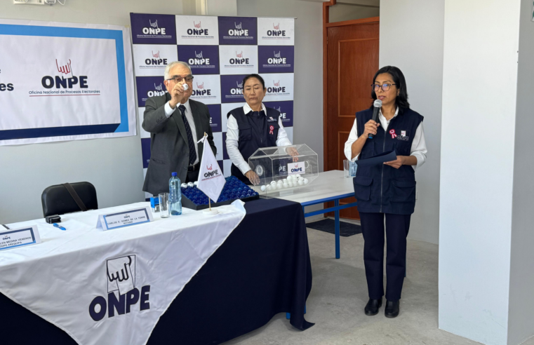 ODPE sortea 37 mil nuevos miembros de mesa para las próximas elecciones
