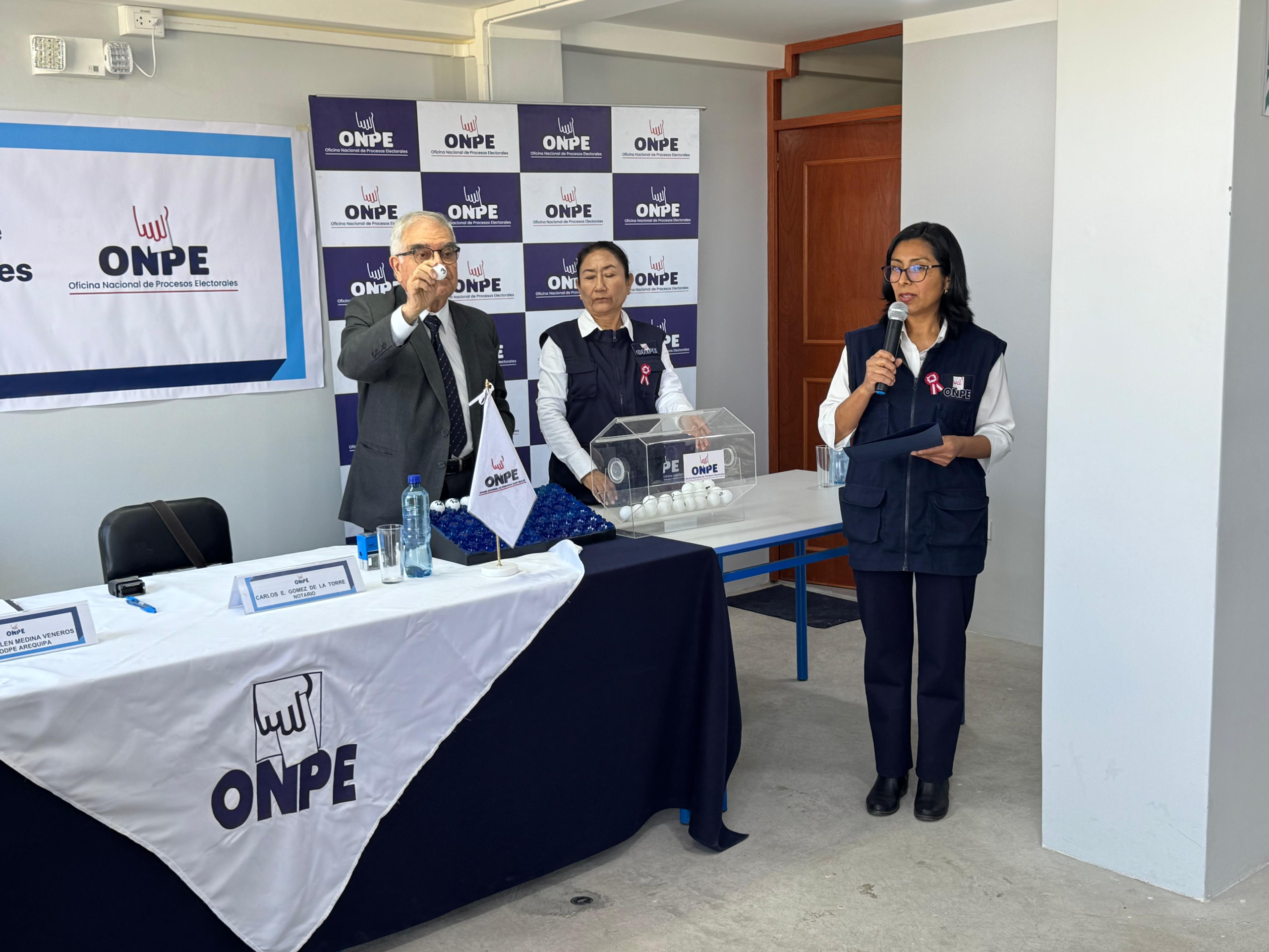 ODPE sortea 37 mil nuevos miembros de mesa para las próximas elecciones