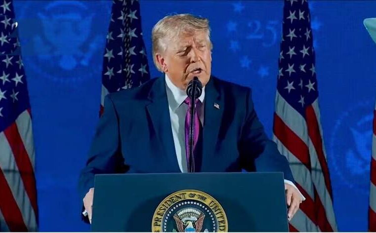 Trump resalta fortaleza de Estados Unidos por celebraciones por sus 250 años de independencia