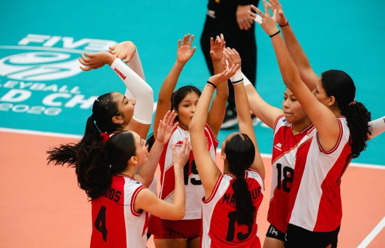 Kiara Lazo la mejor atacante de la selección de vóley Sub-17