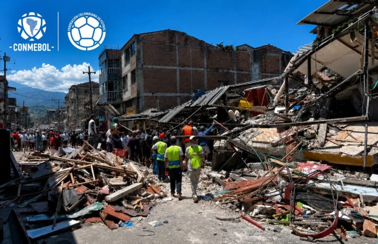 Conmebol y Federación Colombiana donarán 1 millón de dólares