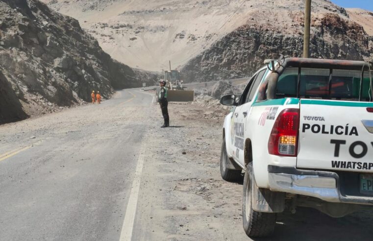 Carretera Panamericana Sur totalmente libre en Arequipa
