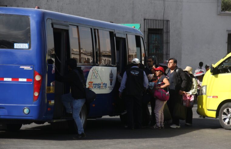 Usuarios exigen hacer cumplir pasaje de S/1 en Arequipa