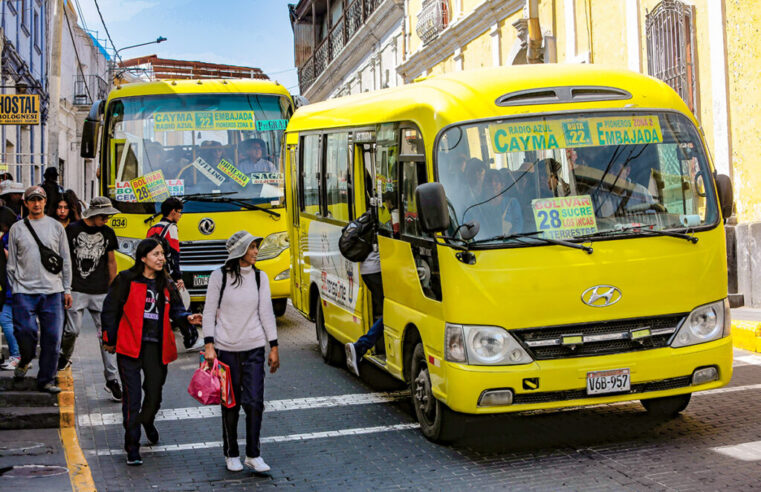 Mañana habrá transporte público en Arequipa