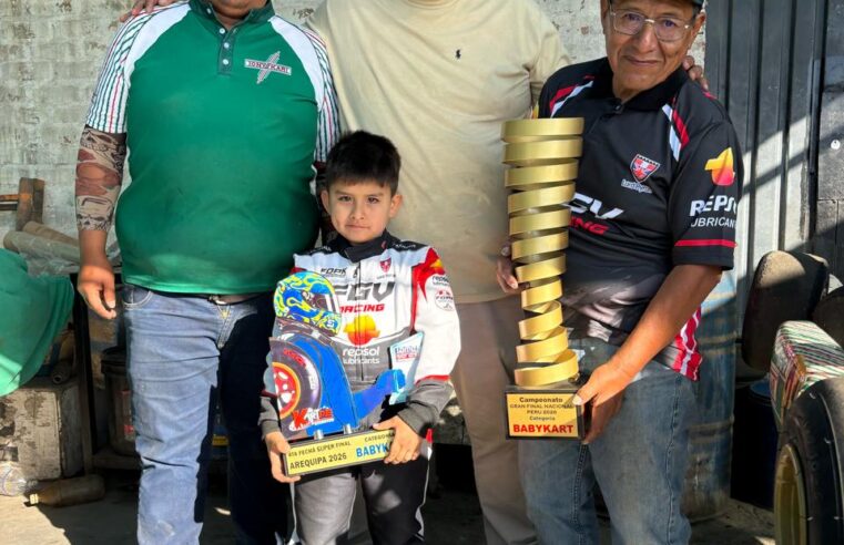 El arequipeño Rafael Gil es campeón nacional de kartismo