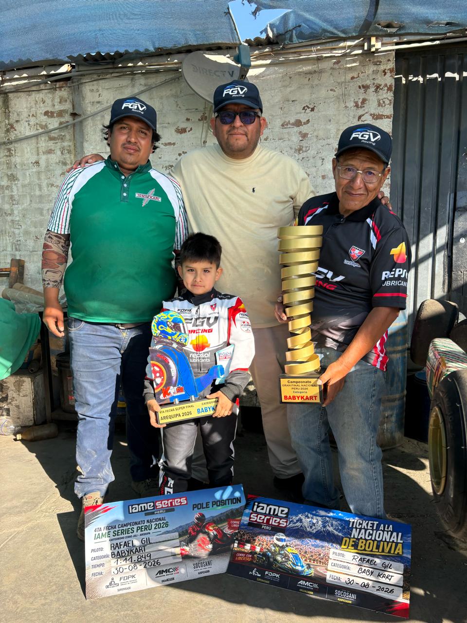 El arequipeño Rafael Gil es campeón nacional de kartismo