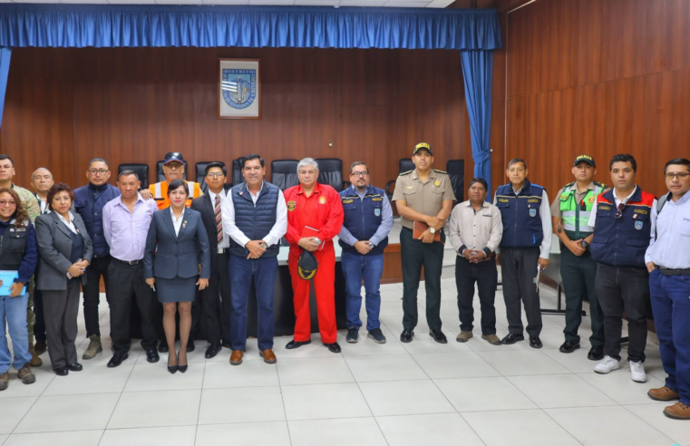 Universidad Continental y municipio de Bustamante y Rivero coordinan acciones ante lluvias