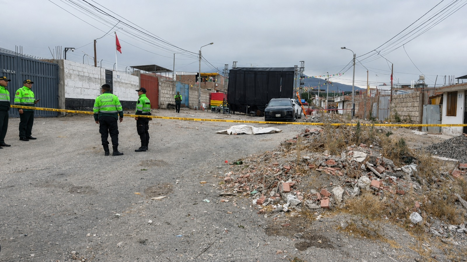 Investigan muerte de joven tras fiesta patronal en Cerro Colorado