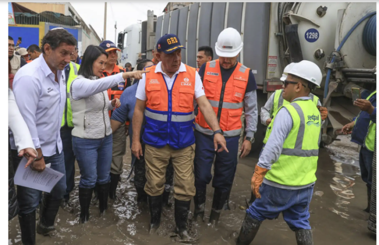 Gobierno anuncia emergencia en Lima y regiones del sur afectadas por intensas lluvias