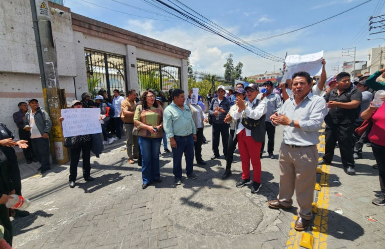 MPA coloca tarifarios de S/1 en buses del SIT y transportistas protestan