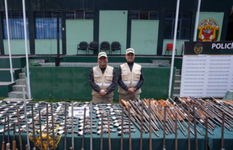 Arequipa: 199 armas de fuego fueron incautadas entre enero y julio de 2026