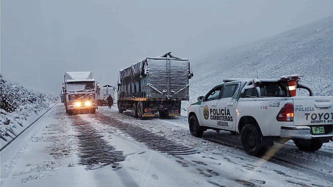 Nevadas cubrirán la sierra alta de Arequipa desde hoy domingo 16