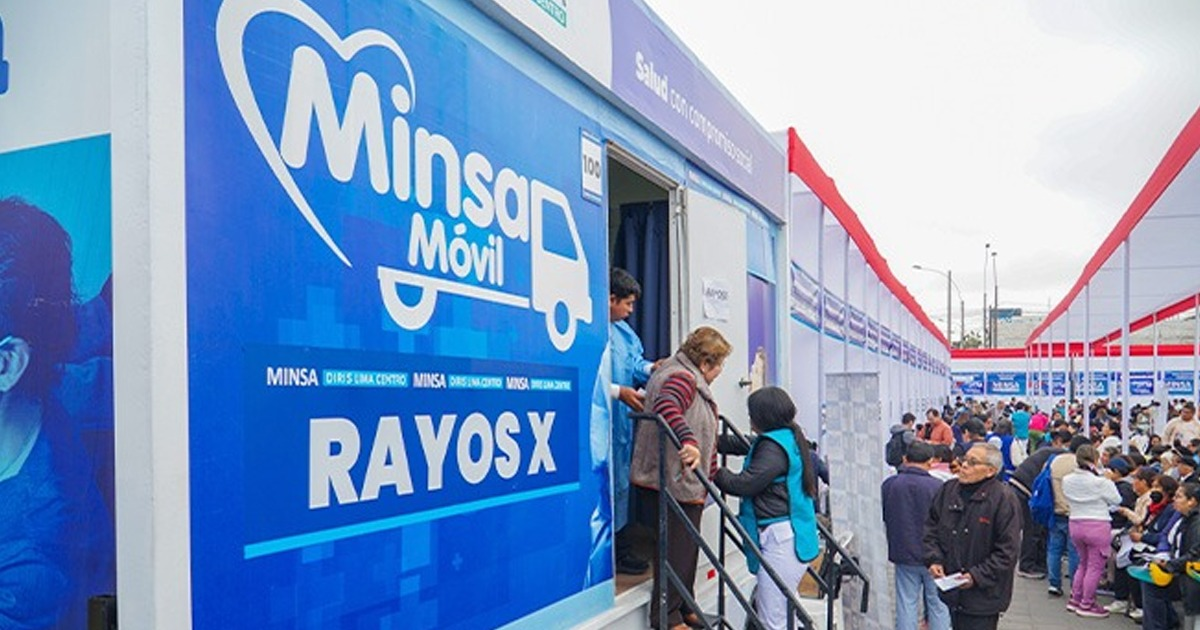Minsa móvil lleva atención médica gratuita a zonas alejadas de canas