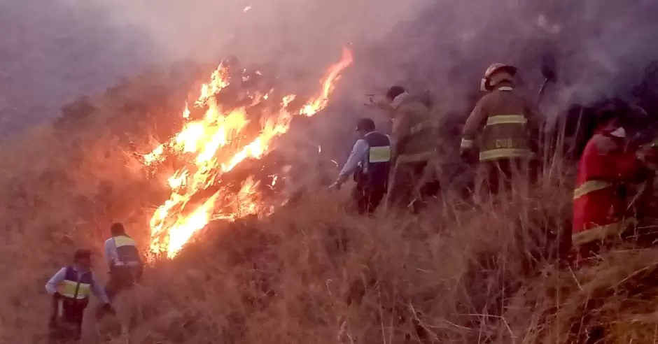Incendios forestales golpean Arequipa entre julio y agosto