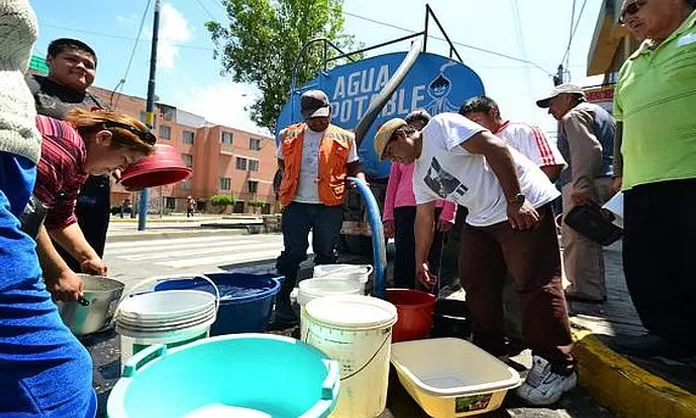 Casi 8 de cada 10 cortes de agua en Arequipa fueron imprevistos