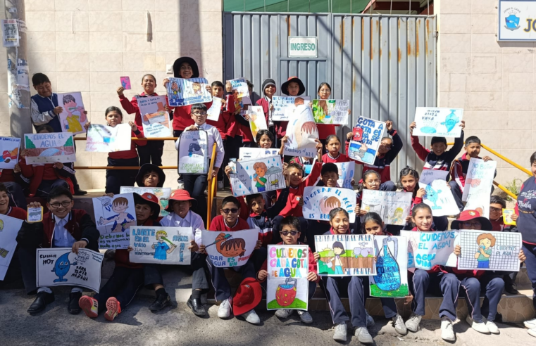 Estudiantes de primaria promueven cuidado del agua